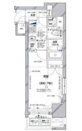 グラーサ銀座イースト 6階 間取り図