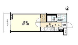 エステムコート元住吉 2階 間取り図