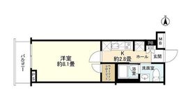 エステムコート元住吉 3階 間取り図