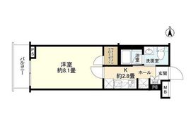 エステムコート元住吉 3階 間取り図