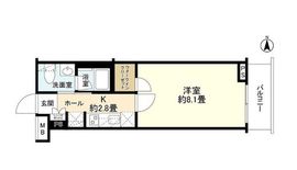 エステムコート元住吉 3階 間取り図