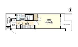 エステムコート元住吉 2階 間取り図