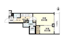 エステムコート元住吉 2階 間取り図