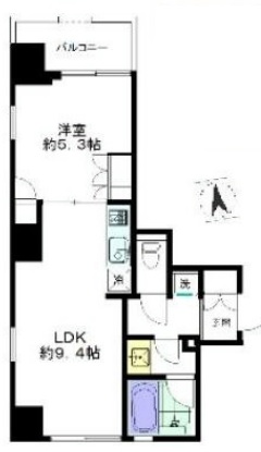 アイトリアノン 701 間取り図