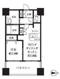 HF西新宿レジデンスウエスト 204 間取り図