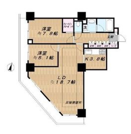 ジェイタワー西大井 7階 間取り図