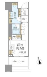 白金ザ・スカイ 4階 間取り図
