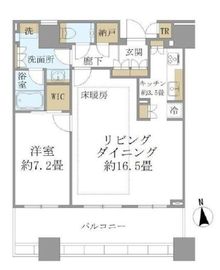 白金ザ・スカイ 17階 間取り図