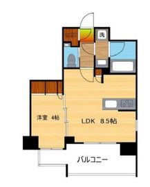 アジールコフレ新中野 8階 間取り図
