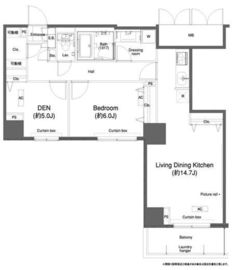 グランハイツ高田馬場 1415 間取り図