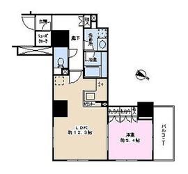 グランスイート日本橋人形町 5階 間取り図