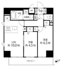 レフィールオーブ町屋駅前 1003 間取り図