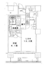 パークシティ武蔵小杉ステーションフォレストタワー 21階 間取り図
