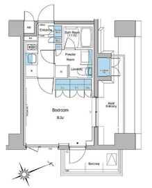 ルフォンプログレ中野坂上 410 間取り図