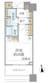 白金ザ・スカイ 21階 間取り図