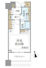 白金ザ・スカイ 21階 間取り図