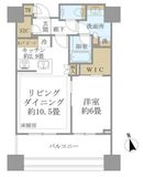 白金ザ・スカイ 22階 間取り図