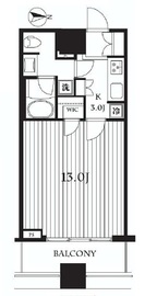 コンシェリア西新宿タワーズウエスト 9階 間取り図