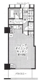 セントラルレジデンス新宿シティタワー 7階 間取り図