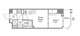 nido蔵前Residence 1502 間取り図