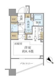 ブリリア早稲田諏訪通り 2階 間取り図