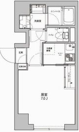 プライムアーバン麻布十番 703 間取り図