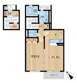 アソシエール早稲田 203 間取り図
