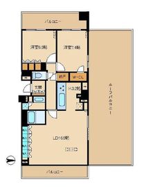 グランドメゾン三軒茶屋プレイス 5階 間取り図