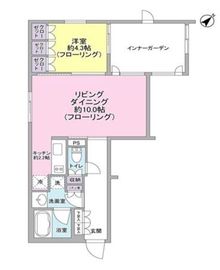 レグノ・コラージュ 1階 間取り図