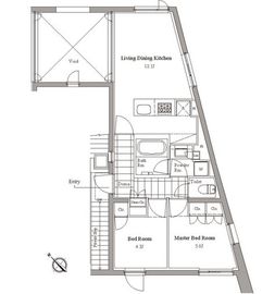 レグノ・コラージュ 2階 間取り図