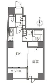プラティーク新宿原町 601 間取り図