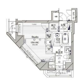 ダイナシティ西新宿 4階 間取り図