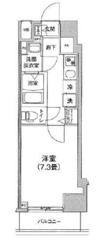 アイルプレミアム文京六義園 6階 間取り図