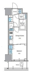 ルフォンプログレ渋谷ヒルトップ 1309 間取り図