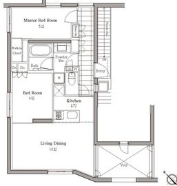 レグノ・コラージュ 2階 間取り図