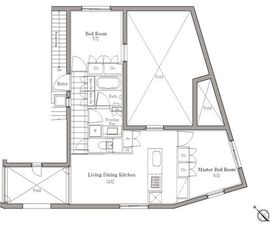 レグノ・コラージュ 2階 間取り図