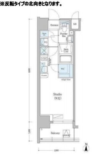 アーバネックス深川住吉 206 間取り図