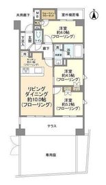 プレジール新宿大久保 1階 間取り図