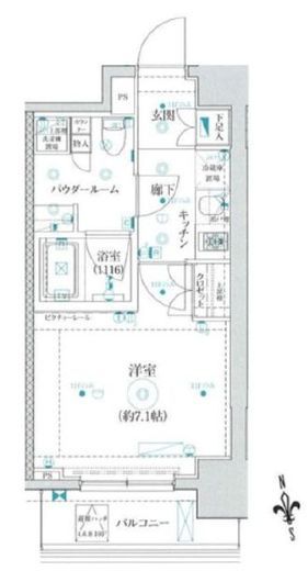 セジョリ西早稲田2 403 間取り図