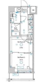 ガリシア目黒大岡山 3階 間取り図