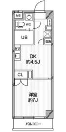 ガーデンテラス南麻布 206 間取り図