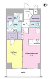 ジニア大森西 604 間取り図