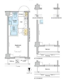 プラウドフラット品川大井町 326 間取り図