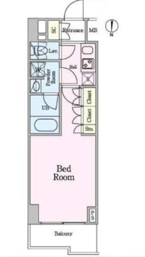 ルーブル池袋弐番館 3階 間取り図