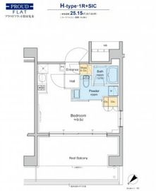 プラウドフラット墨田曳舟 608 間取り図