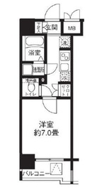 リージア代々木 402 間取り図