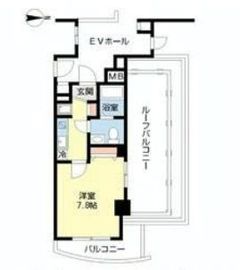 プロシード都立大学2 702 間取り図