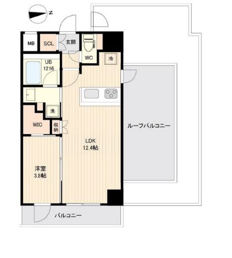 ORSUS大鳥居 (オルサス大鳥居) 606 間取り図
