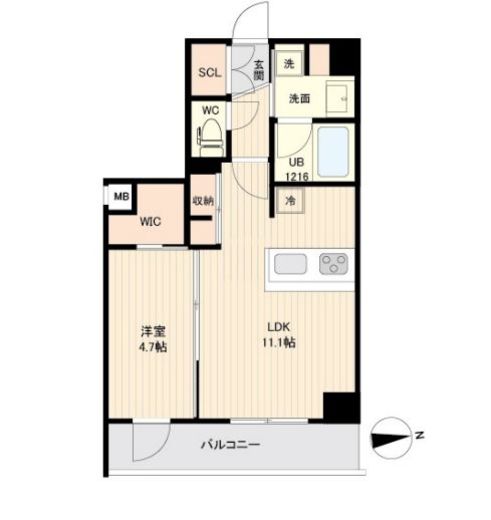 ORSUS大鳥居 (オルサス大鳥居) 103 間取り図