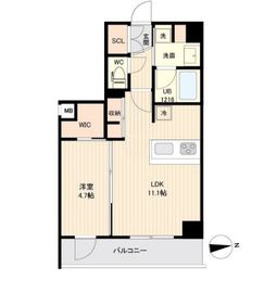 ORSUS大鳥居 (オルサス大鳥居) 209 間取り図